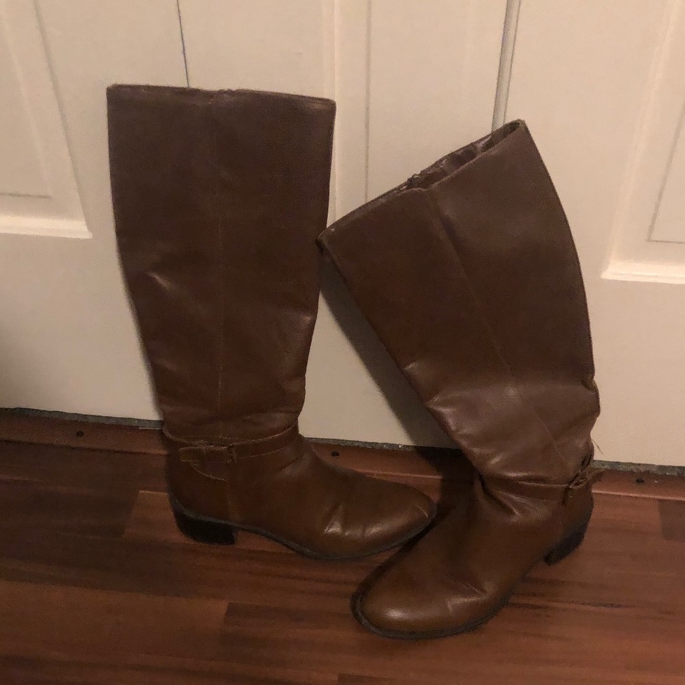Chaps Mahogany Riding Boots